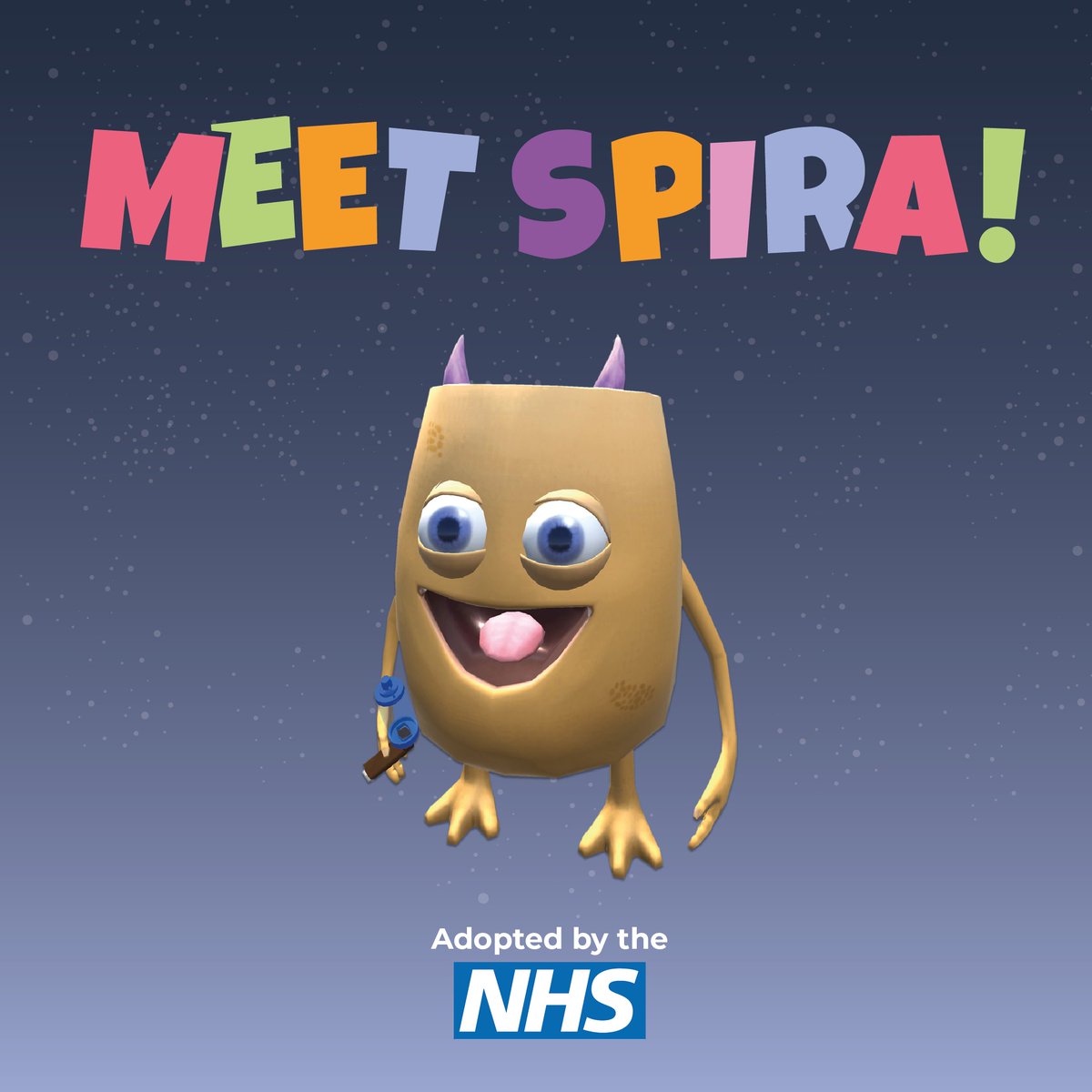 This is Spira, he comes from the planet Bronchia. Together with Dr. Woozo, you will learn about asthma and good #inhaler techniques through #gamification. Even if you don’t have asthma yourself, it is likely you know someone who does! 

#MySpira #Asthma #AsthmaAwarenessMonth #AR