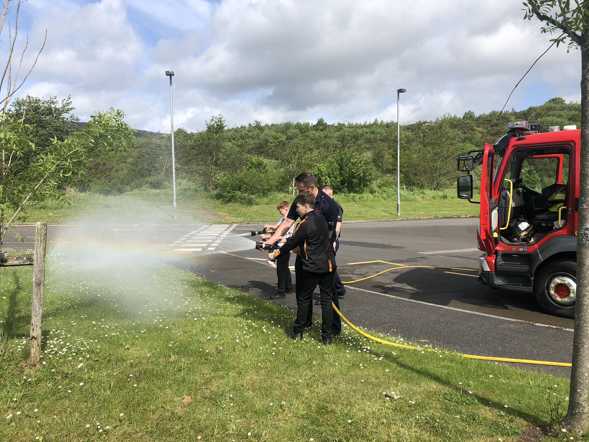 YR7 had a visit off <a href="/Chrisstampede/">Chris Williams</a> &amp; Maesteg Fire Service today. They know understand the impact of grass fires on the community, wildlife &amp; the firefighters involved 🚒 Thank you as always <a href="/SWFireandRescue/">South Wales Fire and Rescue Service</a> <a href="/MaestegSchool/">Maesteg School</a> #FireSafety