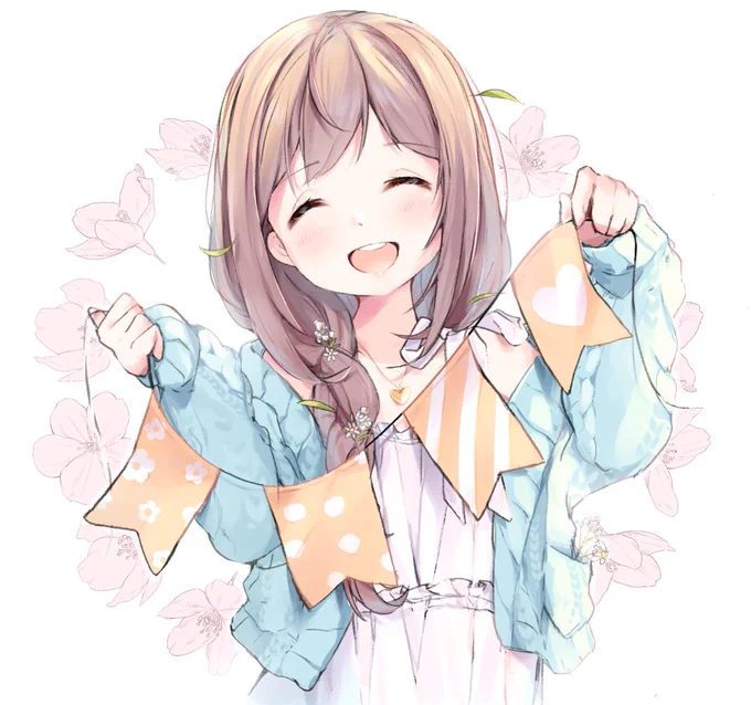 守りたい、この笑顔 🍃🌼
#オリジナル 