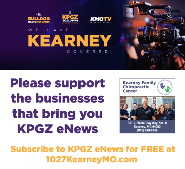 1027FMRocks's tweet photo. Thank you Kearney Family Chiropractic Center for bringing the news to Kearney! Get your hometown news in your email for FREE. Subscribe at https://t.co/qwxqw98ZS8. #ShopLocalKearney #SupportLocal #SupportSmallBusinesses https://t.co/qgbWdoNNHH
