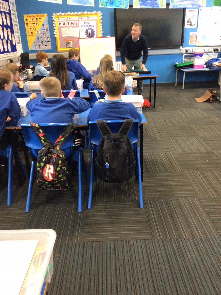 AnnalongPrimary's tweet photo. Local author Declan Carville visited school and the Nursery Unit. He shared his own stories and lead creative writing sessions. https://t.co/nWc0Hfto0F