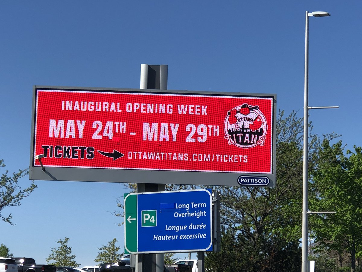 MartinGroup01's tweet photo. Baseball ⚾️ is back in Ottawa. Go Titans! @ottawa_titans @FLProBaseball https://t.co/ncXvLooRdX