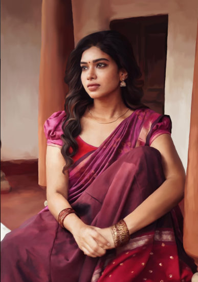 Our new digital art... The traditional south Indian Beauty <a href="/opensea/">OpenSea</a> drop your offers 

opensea.io/assets/0x495f9…