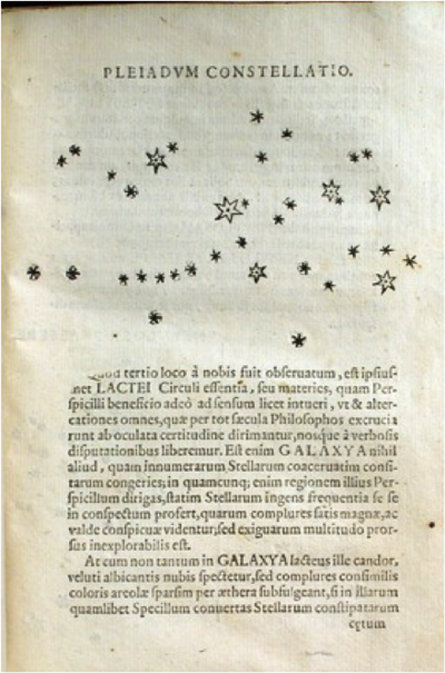 samfjf's tweet photo. Pages from Galileo's 'Sidereus Nuncius' (1610), including early examples of selenography, i.e. lunar cartography. This one defaced by Apollo 15 commander David Scott https://t.co/K5hJM4QYFG