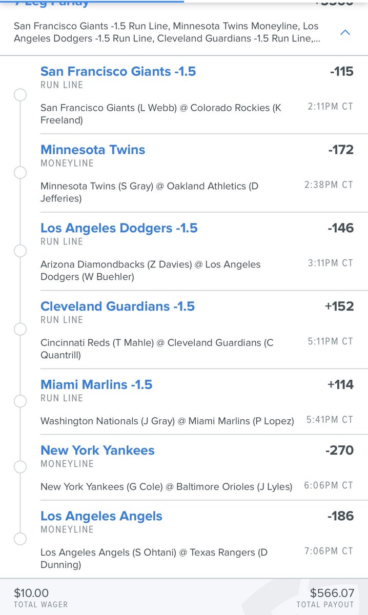 Iam_Samuel3's tweet photo. Got one for y’all 
#GamblingTwitter #mlb #mlbparlay https://t.co/PIJziHc0Lm