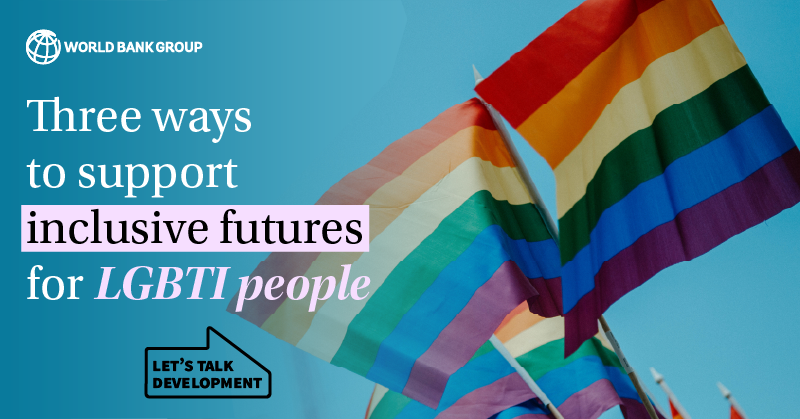 worldbankdata's tweet photo. #LGBTI people can experience discrimination at various stages in their lives. As we look to the future, #InclusiveLaws not only discourage discriminatory practices, but can also help to shape future generations’ attitudes towards marginalized groups https://t.co/uCQIvTWpG6 https://t.co/gmRCKxtLNA