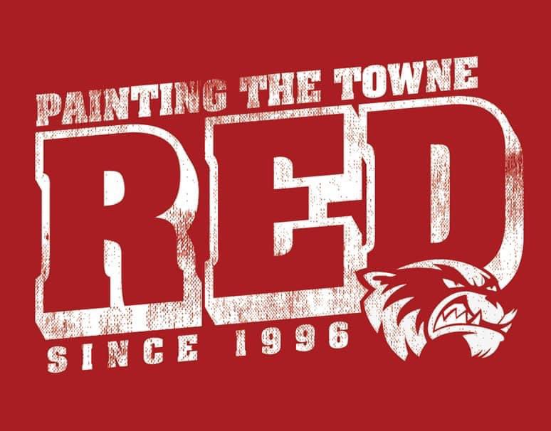 Paint the Towne RED this Friday…and B❌AT ❌TOWAH!
