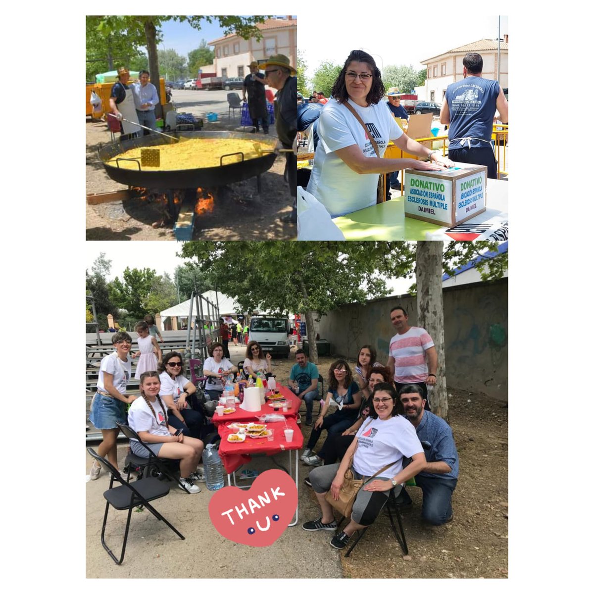 Gracias a  la asociación de vecinos del barrio de San Isidro, por acordarse de nosotr@s, y colaborar en esta causa, con esa riquísima paella que prepararon cuyo donativo irá a la delegación de Daimiel de Aedemcr. 
Una vez más, mil gracias 
#DAYEM🦋 #AEDEMCR #asidagusto #gracias🧡