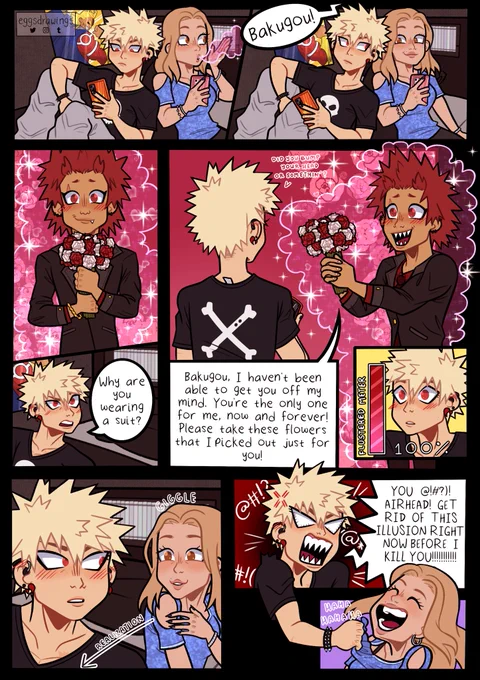 camie likes to tease bakugou for his crush #krbk 