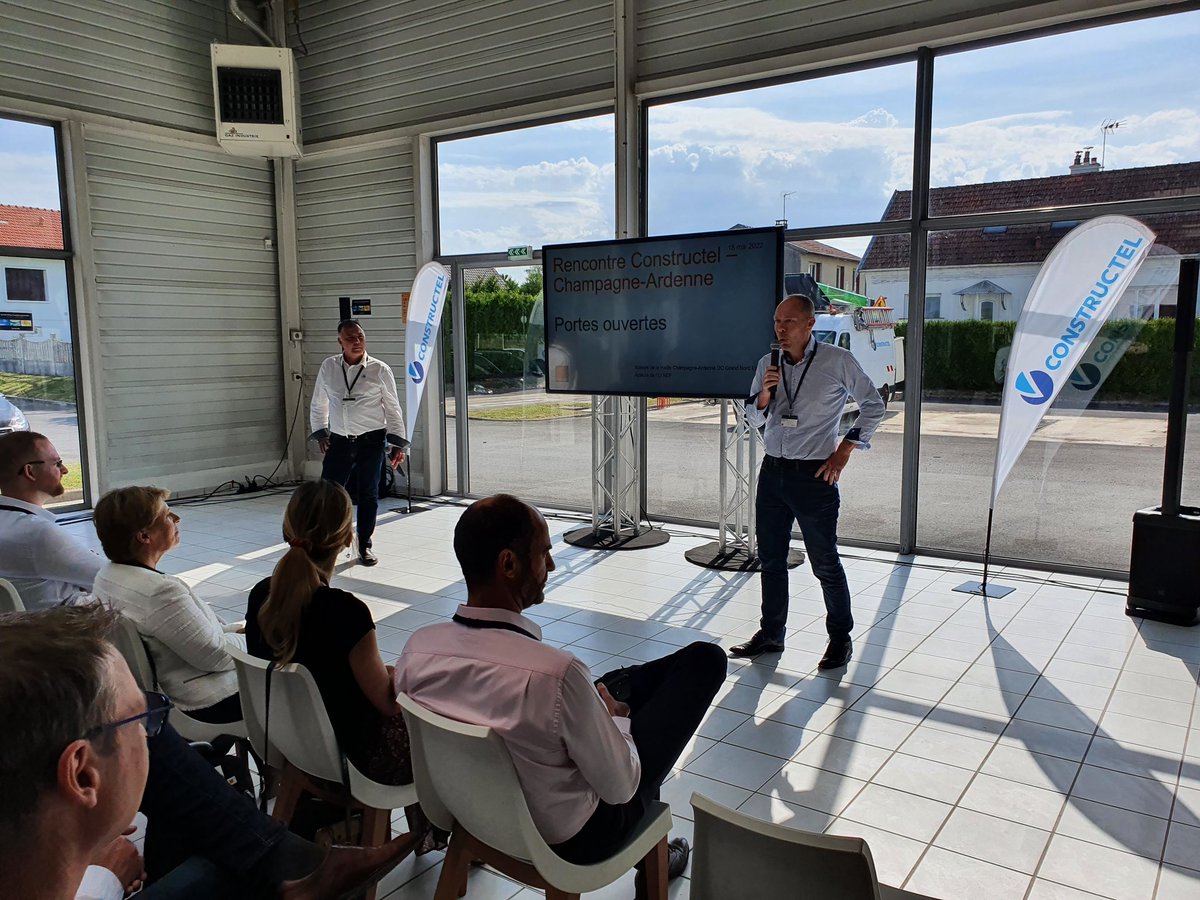 Une journée constructive et inspirante avec notre partenaire Constructel en Champagne-Ardenne. Merci aux équipes de Constructel et d'Orange pour la richesse des échanges.