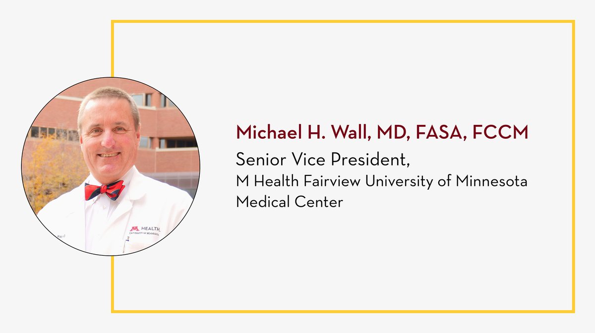 UMN Dept. of Anesthesiology tweet media