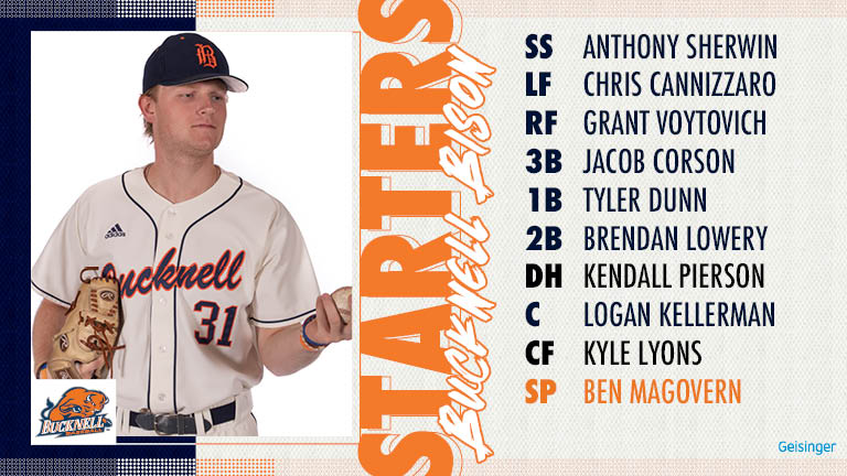 Bucknell_BB's tweet photo. A familiar-looking lineup today.  

Kendall Pierson gets the nod at DH, while Ben Magovern will take the ball to start this one.  

Check us out on ESPN+ in just over 30 minutes! https://t.co/NK6cP4yyty
