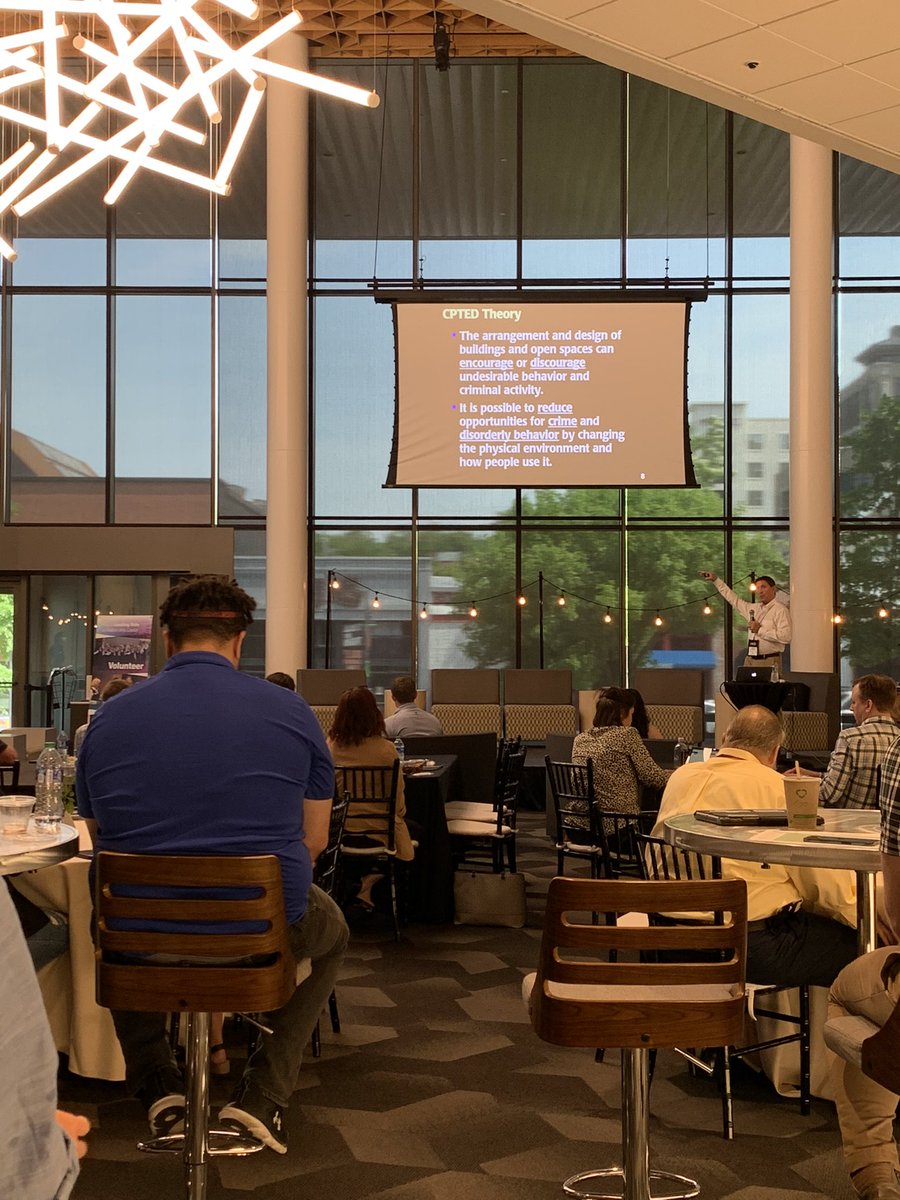 IAVMRegion6's tweet photo. Second education session of the #IAVMRegion6 conference was a great presentation on increased modern venue security considerations by Randy Atlas of Atlas Safety & Security Design ⚠️ #BlazeYourTrail https://t.co/LRPwZNE7B0