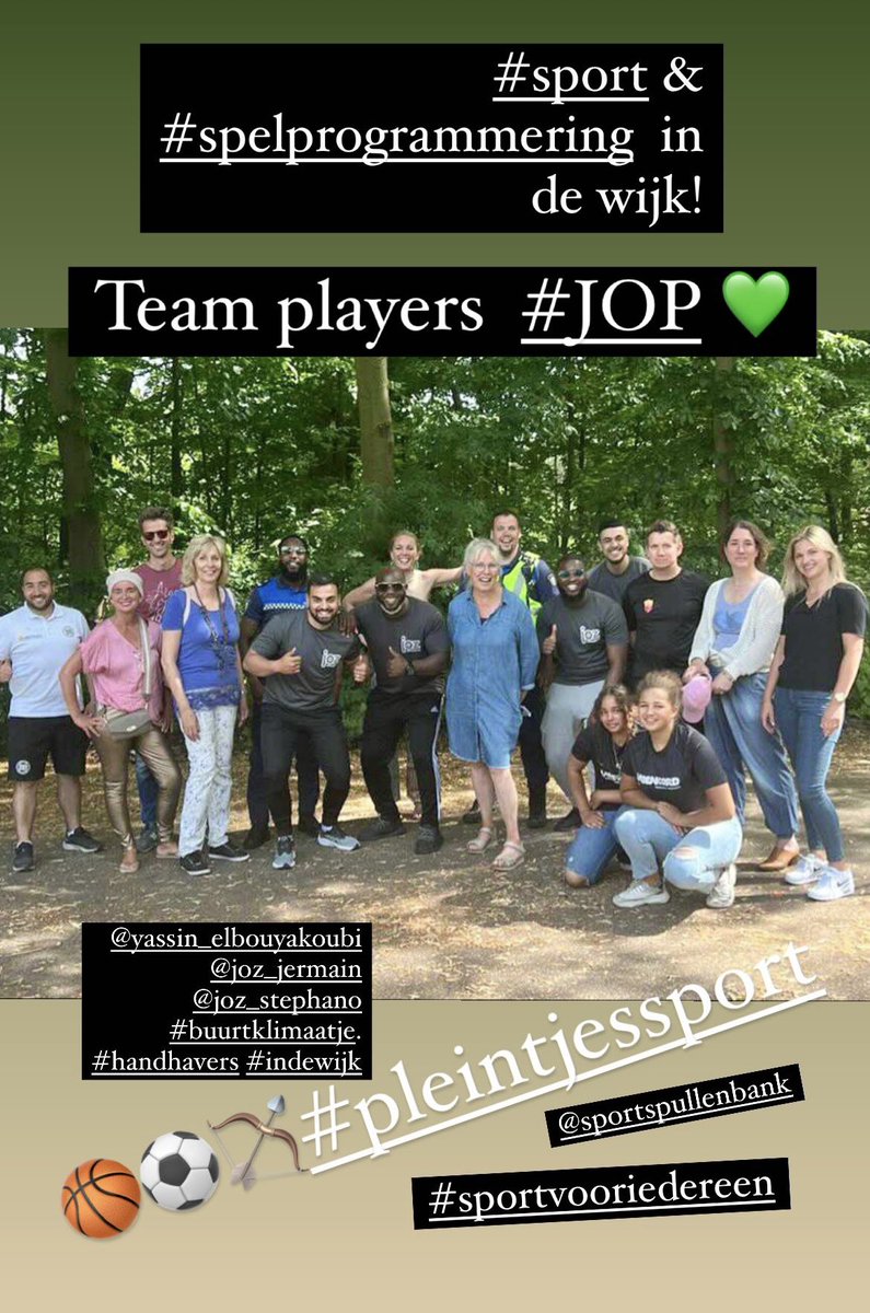 ernatruijens's tweet photo. De samenwerking van alle partijen #JOP ‘op Zuid’ in beeld.
#sportvooriedereen #pleintjessport #indewijk
#samensterk 💚 https://t.co/Nun8s3z59a