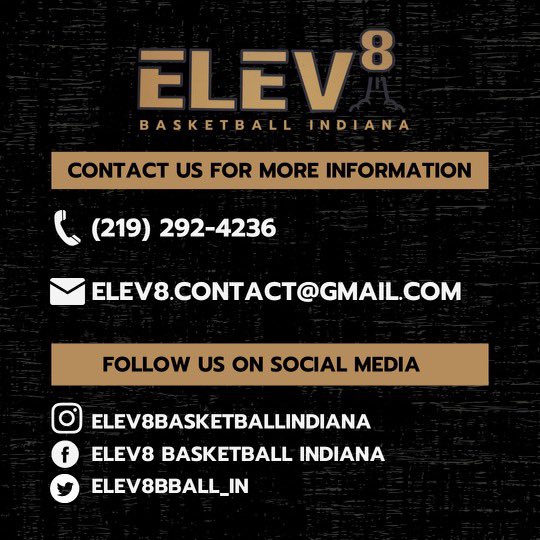 We are now open for group and private training‼️

 To sign up and schedule your free session click the link below.

elev8basketballindiana.setmore.com

Contact us for more information