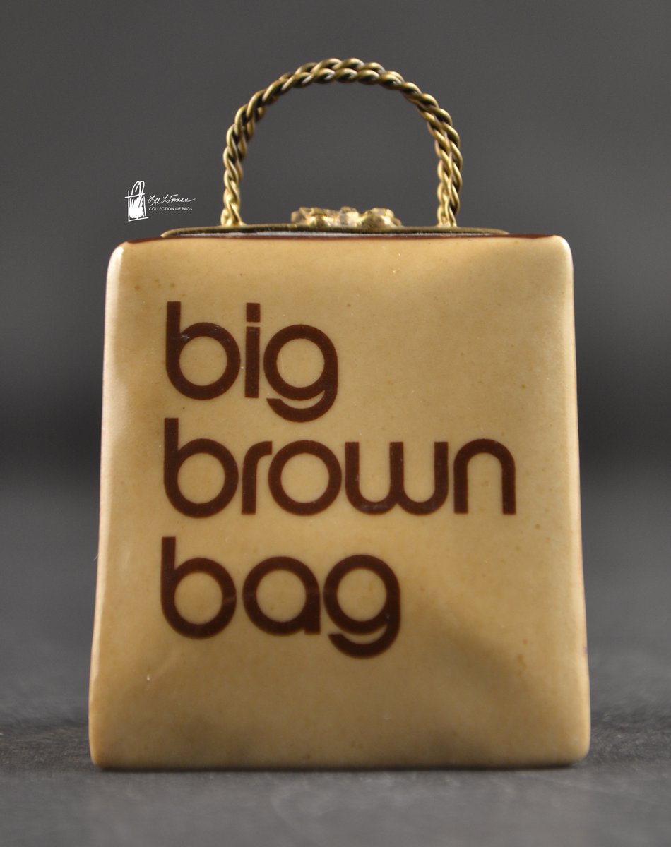 138/365: This Limoges box was hand-painted to look like the iconic Bloomingdale's 'Big Brown Bag.' Limoges are small, hard-paste porcelain boxes with a hinged edge that are produced near the city of Limoges, France. Their history dates to the mid-18th century. 