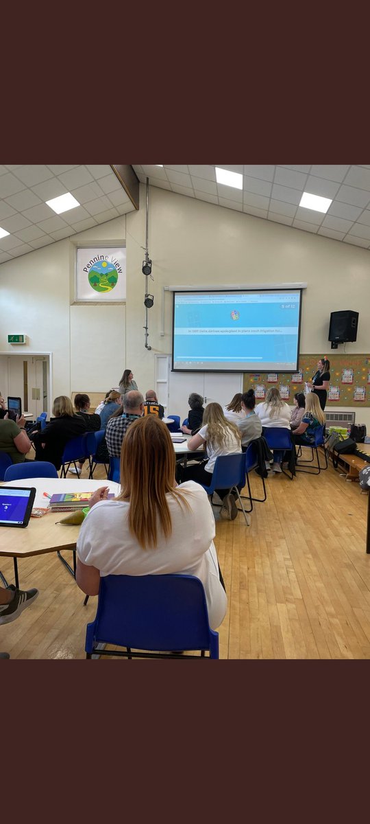 TeacherElise24's tweet photo. Me and @MrsEllison_SEN smashing tonight's delivery of our Pride and Identity CPD. Some thought provoking discussions had by all! @penviewschool https://t.co/piPNRfUWBk