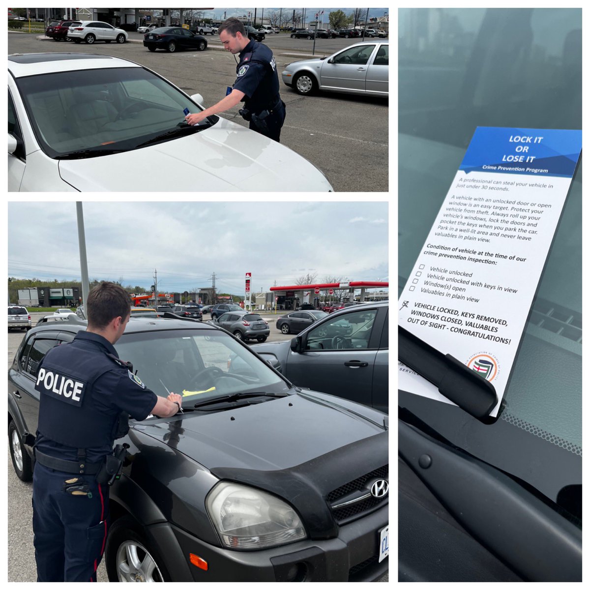 8Nrps's tweet photo. Our @8Nrps are engaged in #CrimePrevention as #PoliceWeekON continues, reminding residents to #LockItOrLoseIt 

#HelpingBuildStrongerCommunities
#PoliceWeek2022
#NRPSPoliceWeek https://t.co/yeUV66nEdj