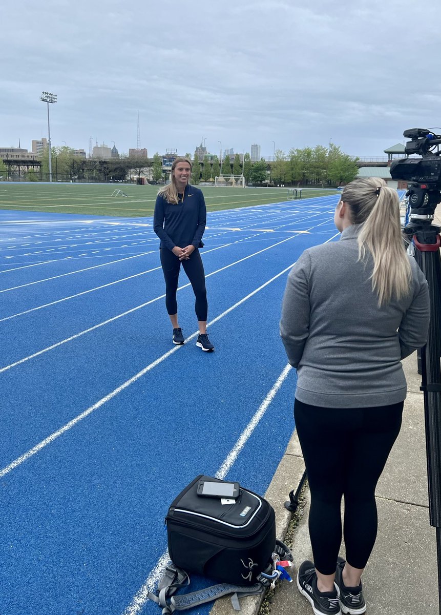A look at <a href="/m_wallace12/">Megan Wallace</a> upcoming feature with <a href="/DelaneyBrey/">Delaney Brey</a> &amp; <a href="/tmj4/">TMJ4 News</a> on breaking the heptathlon record!