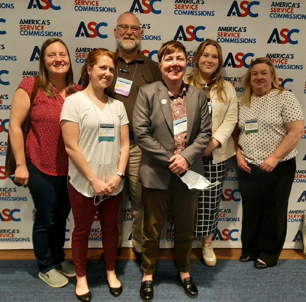 VolunteerMaine's tweet photo. Maine representation at @statecommission's National Service Training Conference — East in Burlington, Vermont! 

#EasternService #StateCommissions #AmeriCorps #NationalService #VolunteerMaine https://t.co/ceNogC7EvP