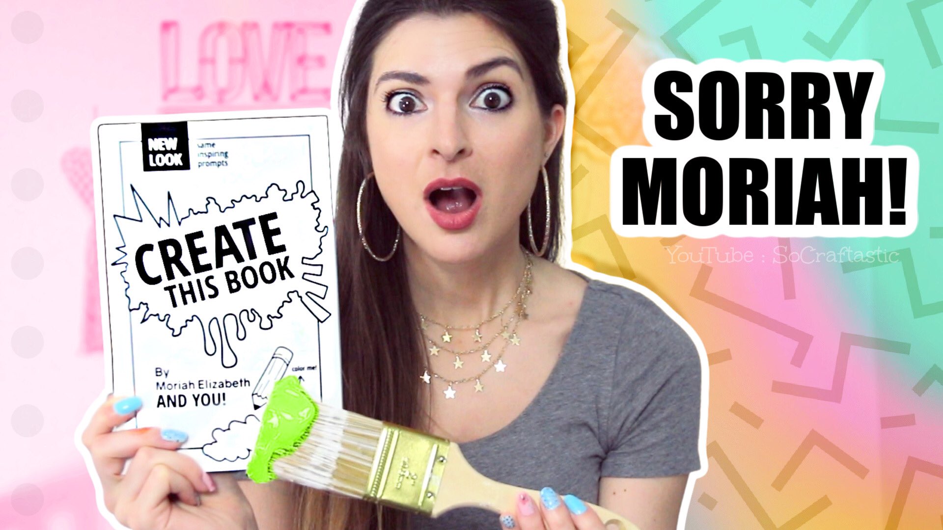 Sarah Lynn 🎀 SoCraftastic on X: I finished Create This Book in ONE  video?! A fun challenge that was inspired by @SarahRenaeClark  @ArtOfChloeRose & of course Moriah Elizabeth herself    /