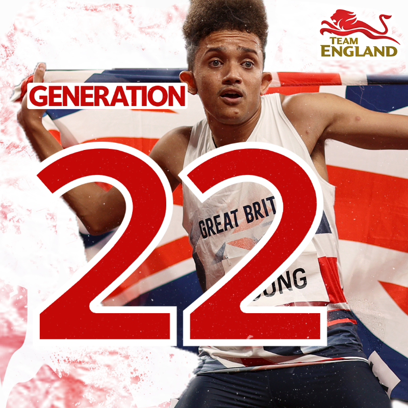 TeamEngland's tweet photo. 𝗚𝗲𝗻𝗲𝗿𝗮𝘁𝗶𝗼𝗻 𝟮𝟮: 𝗧𝗵𝗼𝗺𝗮𝘀 𝗬𝗼𝘂𝗻𝗴 ✨

"Being able to run quick, you just feel so free and amazing!"

We're proud to announce Paralympic gold medallist Thomas Young is our next #Generation22 athlete! 🥇

Read all about the speedster here ⏬  

#BringItHome