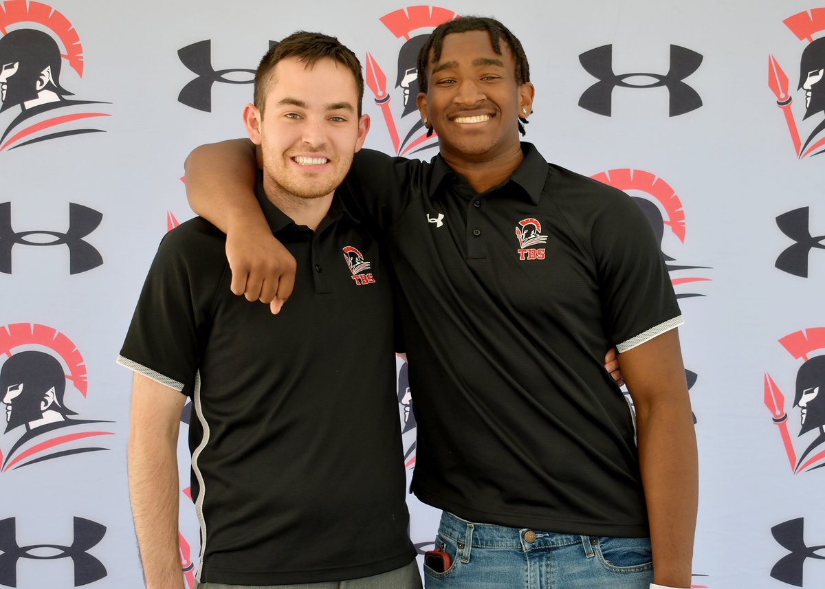 Congrats to the four TBS student-athletes who were part of today's signing ceremony – Laila Anderson: 🏀 @umowbb ; Sammy Edwards ⚾️ <a href="/pdc_baseball/">Camp Baseball</a> ; Shane Peterson 🏀 <a href="/UMOMBB/">UMO Basketball</a> and Amare Miller 🏀 <a href="/UNCP_MBB/">UNCP Men's Basketball</a>

#WhyTBS
