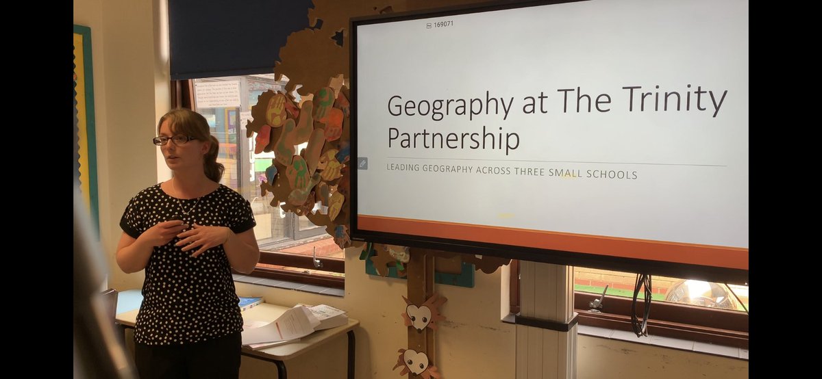 tricia_moss124's tweet photo. It’s always such a pleasure to hear our fabulous subject leaders sharing their curriculum journey and the impact it’s having on children’s learning @DEMAT__ Today we heard from our geography subject leaders @cathiehewitt @CEO_DEMAT @2017joBrown #powerful_knowledge https://t.co/3yrbW22GZH