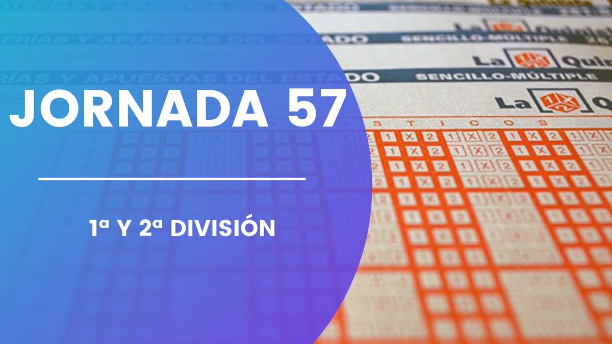 ⚽️JORNADA 57⚽️
🏆La Quiniela 1X2🏆
🔥Mi pronóstico aquí👇🏻
youtu.be/dlIaZwD9NTU
#LaQuiniela #LocoQuiniela #1X2 #BOTE #suerte #laliga123 #elplenoalquince #laliga #laliga123