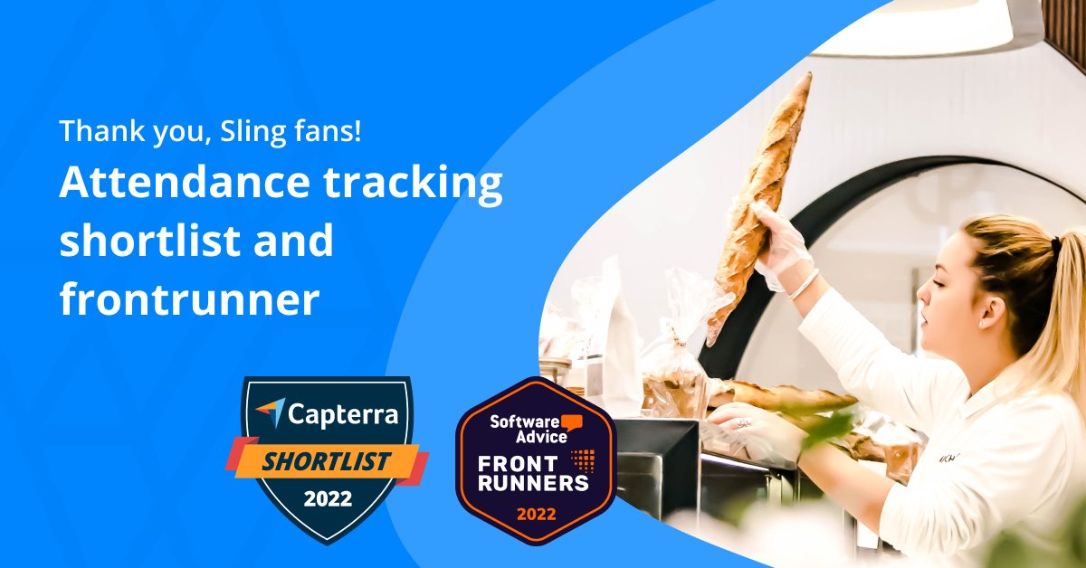 Proud and grateful to be recognized on <a href="/capterra/">Capterra</a> and Software Advice for attendance tracking!

Thanks for leaving your thoughts and reviews for Sling, and we promise to keep bringing you the best tools for your team.

#HR #employees