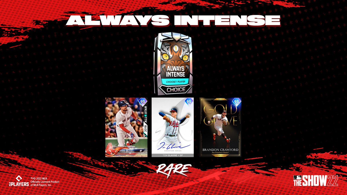 nikeeboyzz's tweet photo. Who are you guys taking if you get the rare round! I already got my pick 😈.. #MookieBetts #RedSox #twitchaffiliate #twitchtv follow me on twitch @nikeeboyzz #BostonForever @MLBTheShow @Twitch https://t.co/M6PGmyreTZ