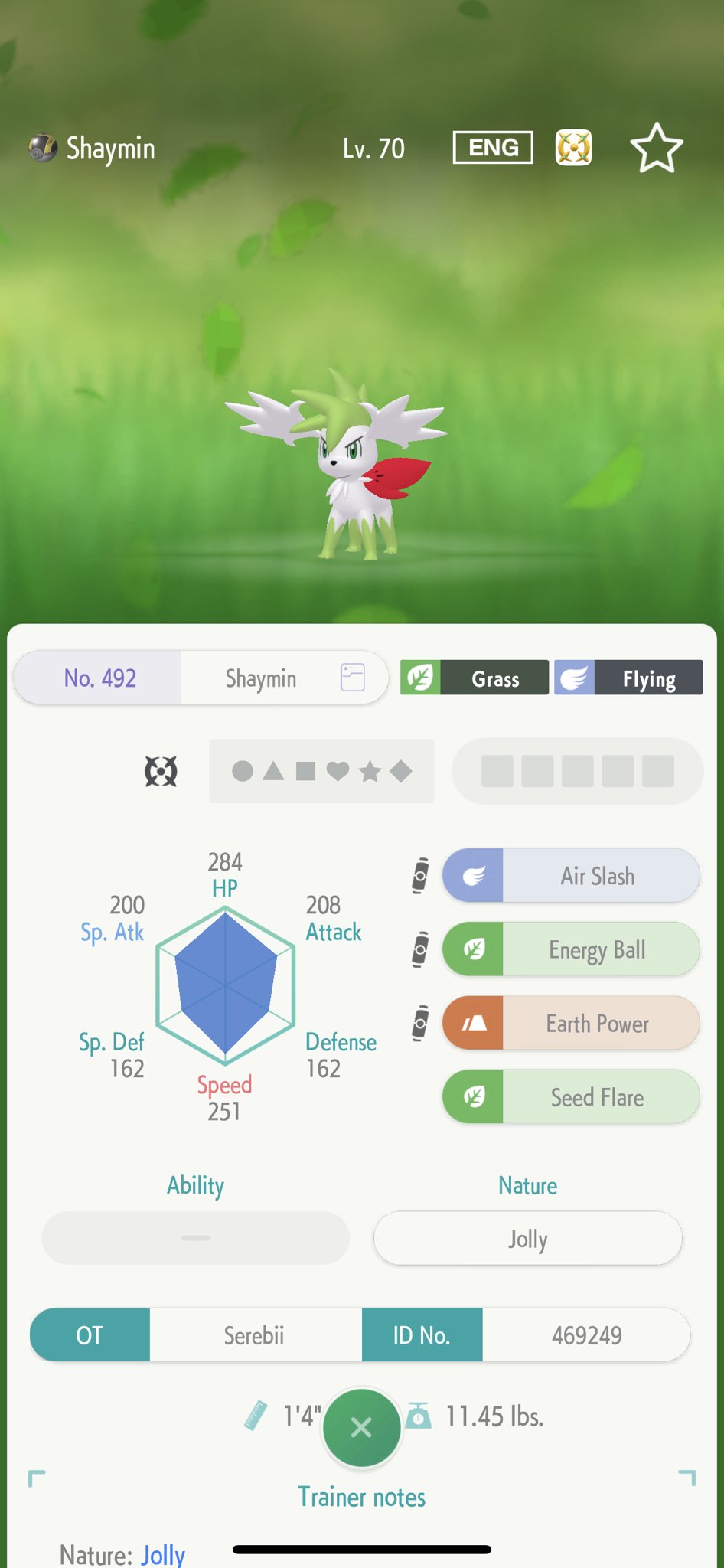 Shaymin (Sky Forme)