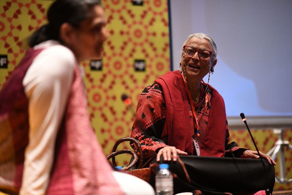 lhrlitfest's tweet photo. Sheherezade Alam (1948-2022), a pioneering figure in ceramics and an institutional figure in Pakistan’s art education. It was an honour for us to have hosted her at the LLF in 2018 #LLF2018 #lahoreliteraryfestival
Credits: @tapujaveri https://t.co/Cw1vx5NKrA