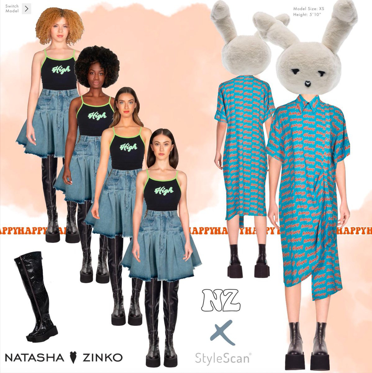 StyleScan_AI's tweet image. Proud to announce StyleScan’s “Switch Model” technology is live with Natasha Zinko, an established London-based designer carried by Farfetch and Selfridges.
NZ x SS are expressing inclusivity and sustainable practices in the apparel world. Check it out! bit.ly/3FZ3rRd