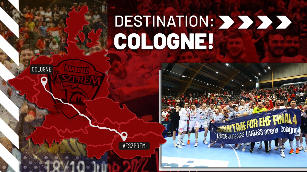 veszprem_hc's tweet photo. Yes! We did it! Next stop: Final4️⃣ in Cologne!
#RedUnited #HandballCity https://t.co/3Xr6V3Ehdq