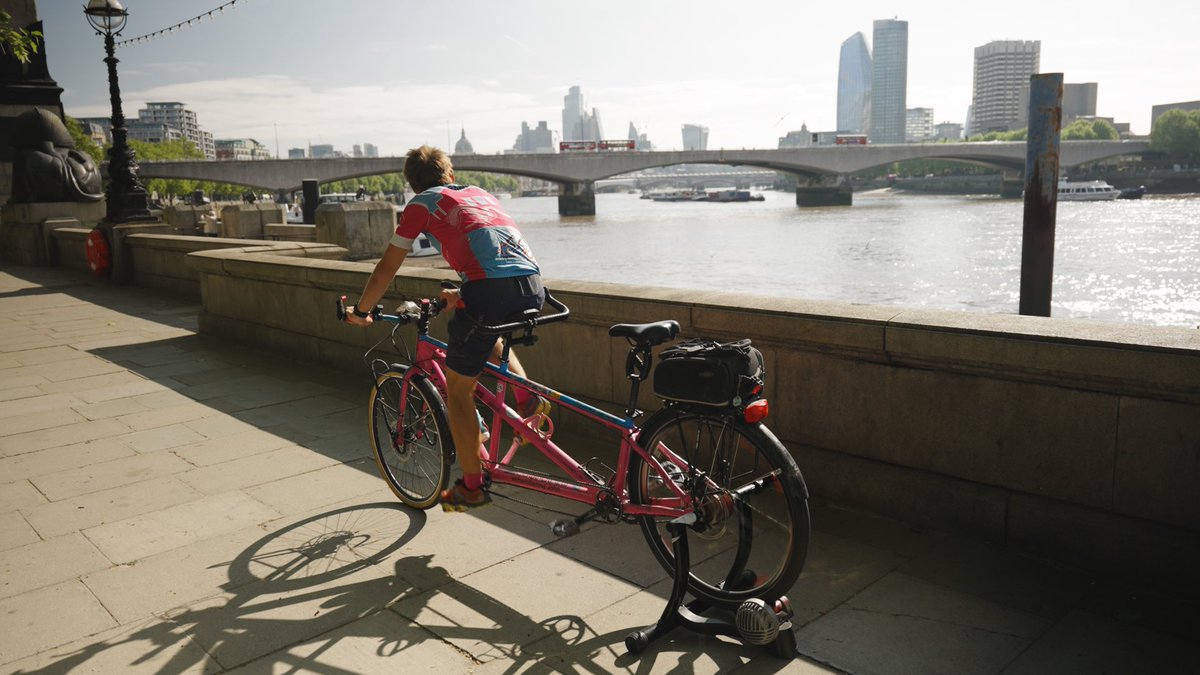 London calling! Starting tomorrow. 3,300kms in 30 days. It’s gonna be epic 💪💪💪 I’m super excited to be chatting to @vicderbyshire tomorrow and I hope she’ll help me pedal towards Beijing! Catch us at 10:40am on BBC2!