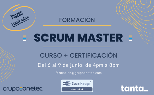 Plazas disponibles en nuestro próxima formación de #Scrum que realizaremos de la mano de <a href="/ScrumManager/">Scrum Manager</a> ¡No te despistes! 
▶️tantacom.com/curso-scrum-ma…
#agile #scrummaster #formacion