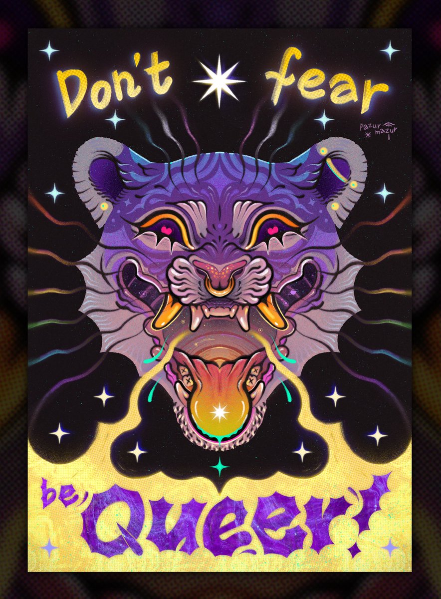 pazurmazur's tweet photo. Don’t fear ✨ be queer! 🏳️‍⚧️🏳️‍🌈
Dedicated to all my sweet queer folks, those figuring out themselves, those closeted, those afraid of ‚not being normal’ — you’re all perfect! https://t.co/tofaTfcXhw