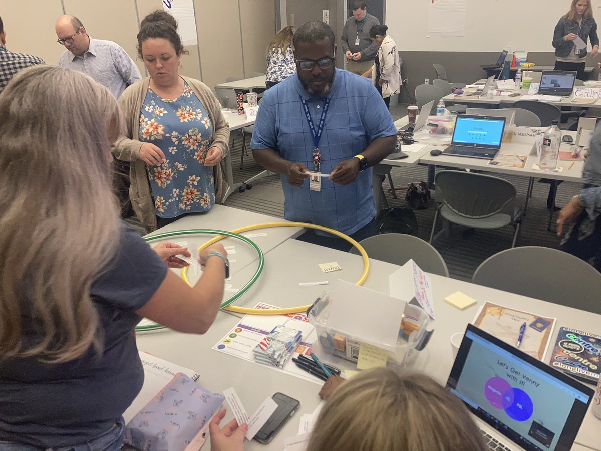 Getting Venny with #PBL this morning with some AMAZING <a href="/FortWorthISD/">Fort Worth Independent School District</a> &amp; <a href="/MrsNicoleAdkins/">Nicole Adkins</a>