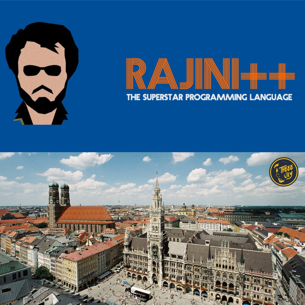theeejay's tweet image. 🇮🇳 x 🇩🇪

Here is the first-ever programming language dedicated to an actor! RAJINI++ is based on iconic Superstar @rajinikanth dialogues.

RAJINI++ is made in my hometown Munich, Germany! Many Indians I know here are Thalaivar fans!

Kudos to @asankar96 👌

#RajiniPlusPlus