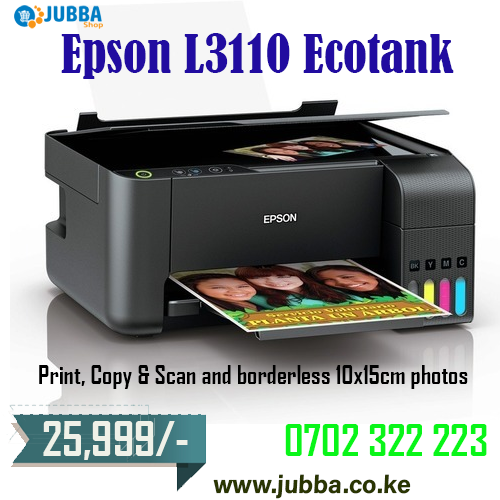 jubba_shop's tweet photo. The Epson EcoTank L3110 All-in-One Ink Tank Printer helps you keep costs under control is simple with this 3-in-1 EcoTank as it comes with up to three years’ worth of ink included in the box.
Call/Text/WhatsApp: 0702 322 233 https://t.co/apPCPPwStG