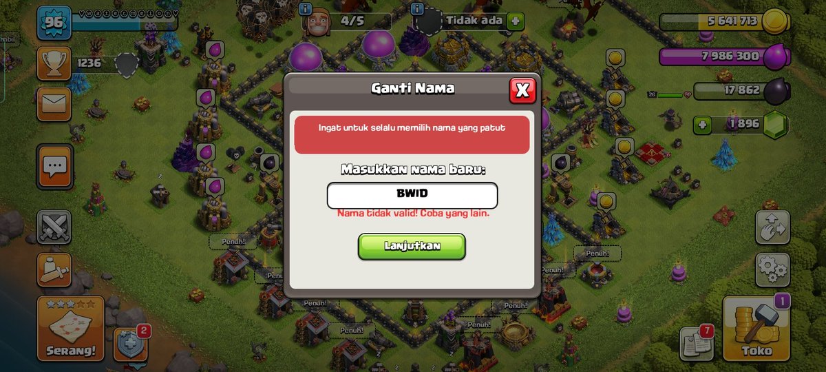 Ainun_Aivers's tweet photo. @ClashofClans Please fix this bug! https://t.co/xmiuE99Wdh