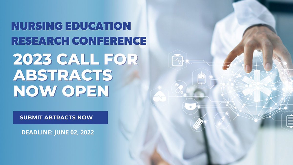 NLN's tweet photo. 2023 NERC Call for Abstracts 🗣️! The NLN is in search of diverse future-forward nurse scientists who are informing radical change in the evidence for pedagogical practices. Share how you're regenerating research and moving the science forward at #NERC23 https://t.co/c69aHZsA4p https://t.co/3Daan8wsgA