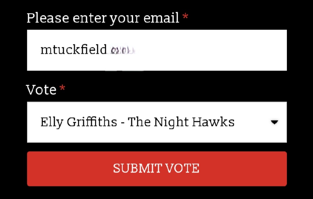 mtuckfield's tweet photo. @ellygriffiths All done and good luck.. so love Reading your creations.  I'm  currently on #TheStrangerDiaries https://t.co/xevU1P2EZs