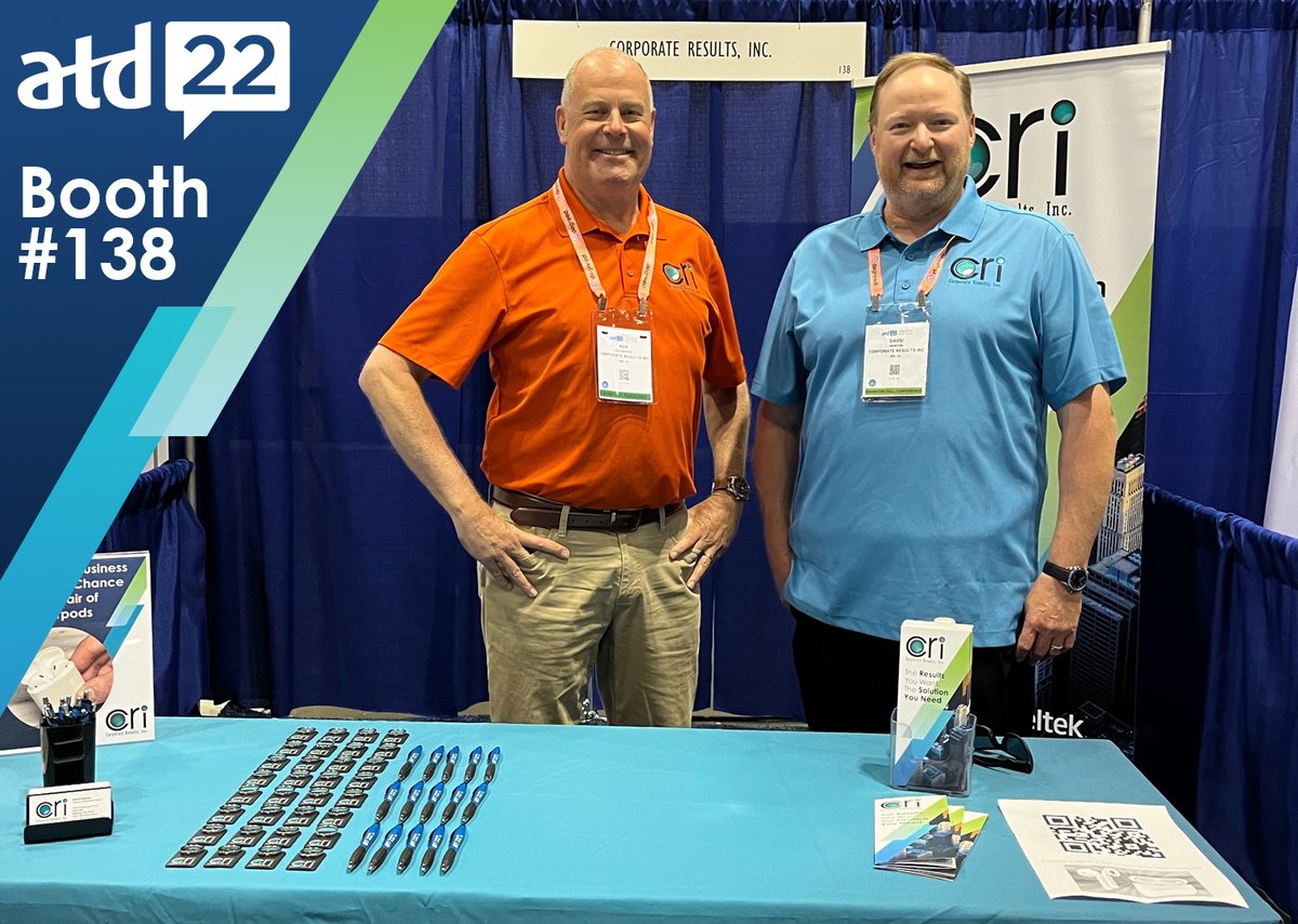 cri4results's tweet photo. Aaaand we’re back! #ATD22 booth #138 is where it’s going down. Today is your last day to receive expert insight into modern talent management systems and how they can be a GAME CHANGER for growing firms. https://t.co/G3oF1SzoLP #Deltek #Talent #HR #Employee https://t.co/BsaAAprBEN