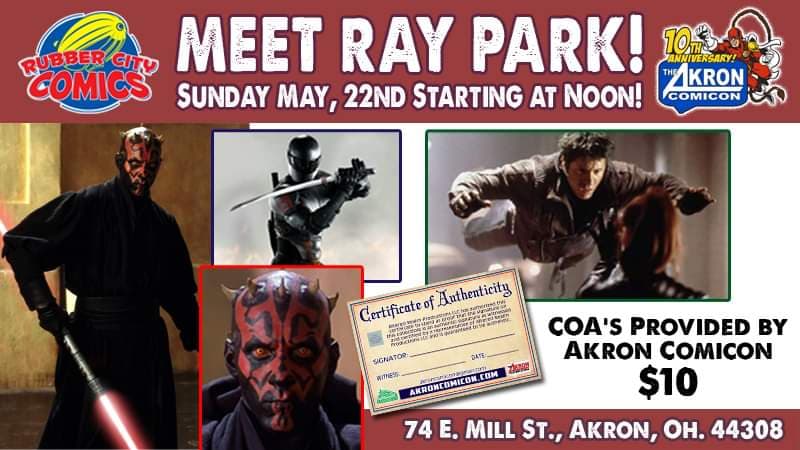 downtownakron's tweet image. 🦸🏽Lots of #CoolStuff coming from @RubbCityComics in the next few days. Meet Ray Park (a.k.a. Darth Maul) on Sunday, May 22 at noon &amp;amp; QuAkron Comicon converges (#multiverses) with the @AkronRubberDuck game on May 28. Find out more bit.ly/RubberCityComi… #Akron #darthmaul #QuAkron