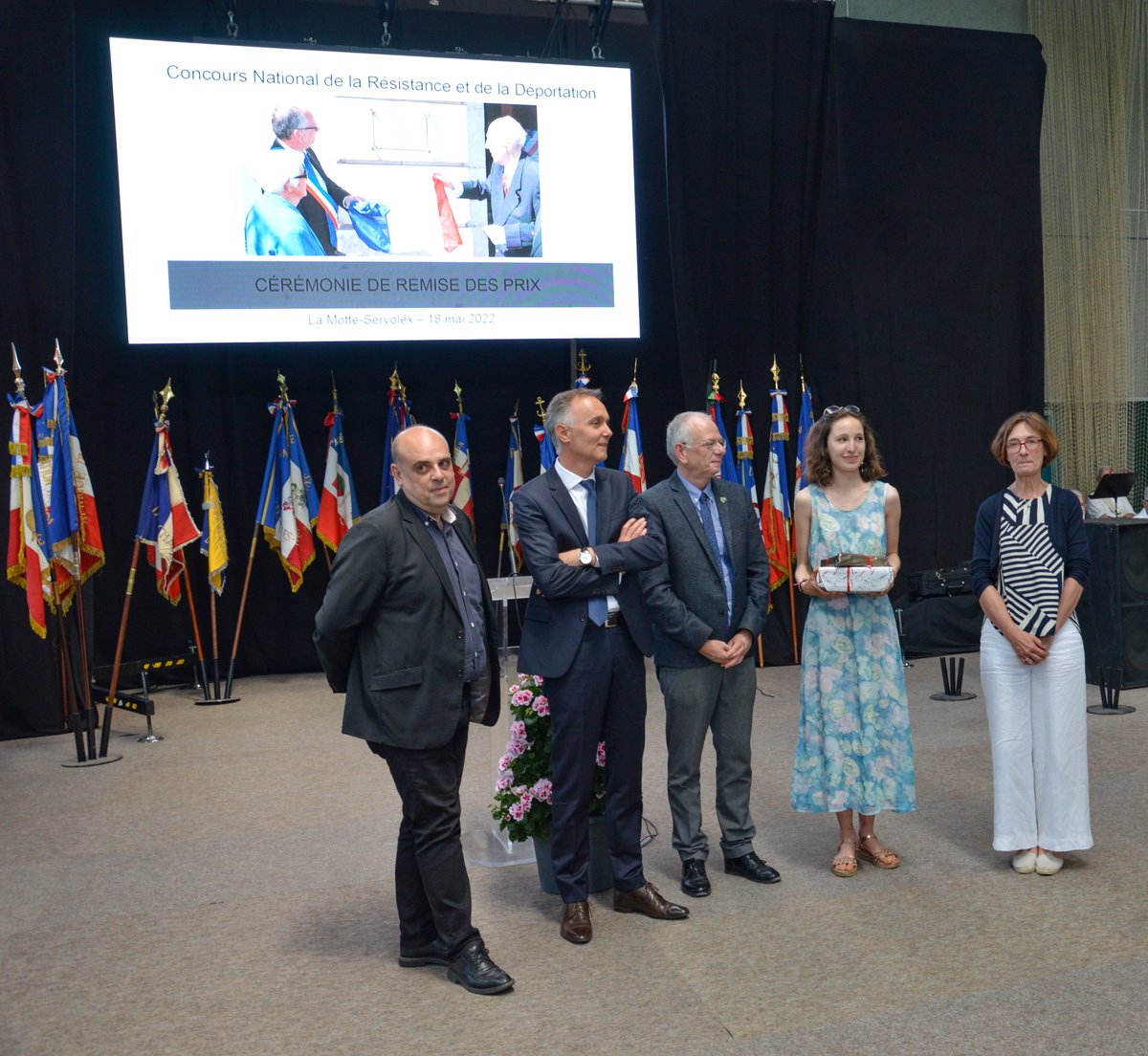 La ville accueille la cérémonie de remise des prix aux lauréats du Concours national de la Résistance et de la Déportation. Thème 2022 : la fin de la guerre, les opérations, les répressions, les déportations et la fin du IIIème Reich (1944-1945).