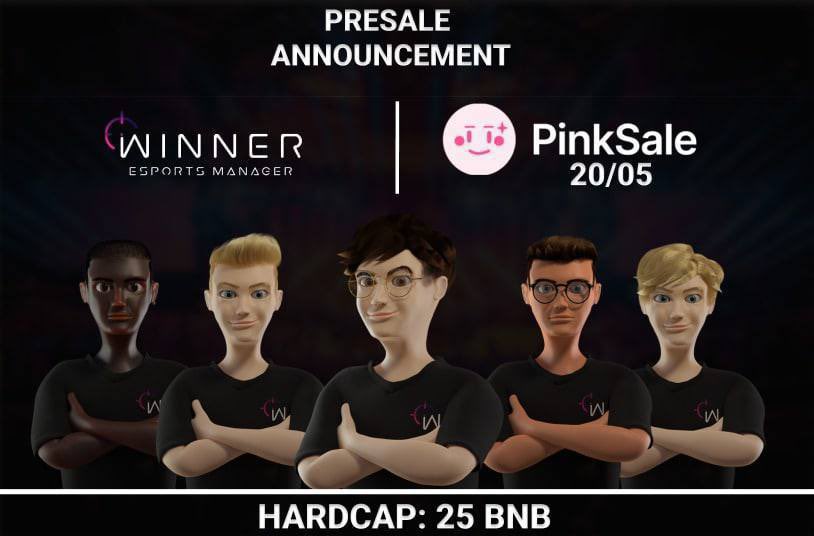 winnernftgame's tweet photo. Don't forget to join our presale on 20th (15:00 UTC) 🚀

 https://t.co/MjX9lZx7TD

#eSports #NFT #PinkSale #presale #bitcoin #LUNA https://t.co/JRZWzHlp4I