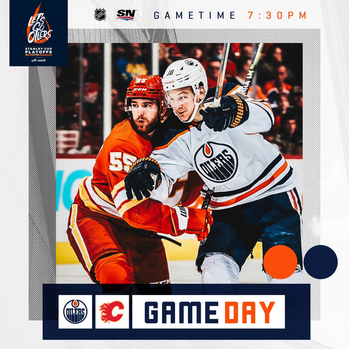 EdmontonOilers's tweet photo. G A M E   D A Y

Round 2. Game 1. BOA. 😤

🕢 7:30pm MT 
📺 @Sportsnet 
📻 @630CHED 

#LetsGoOilers | #StanleyCup https://t.co/8YPmsvy7QO