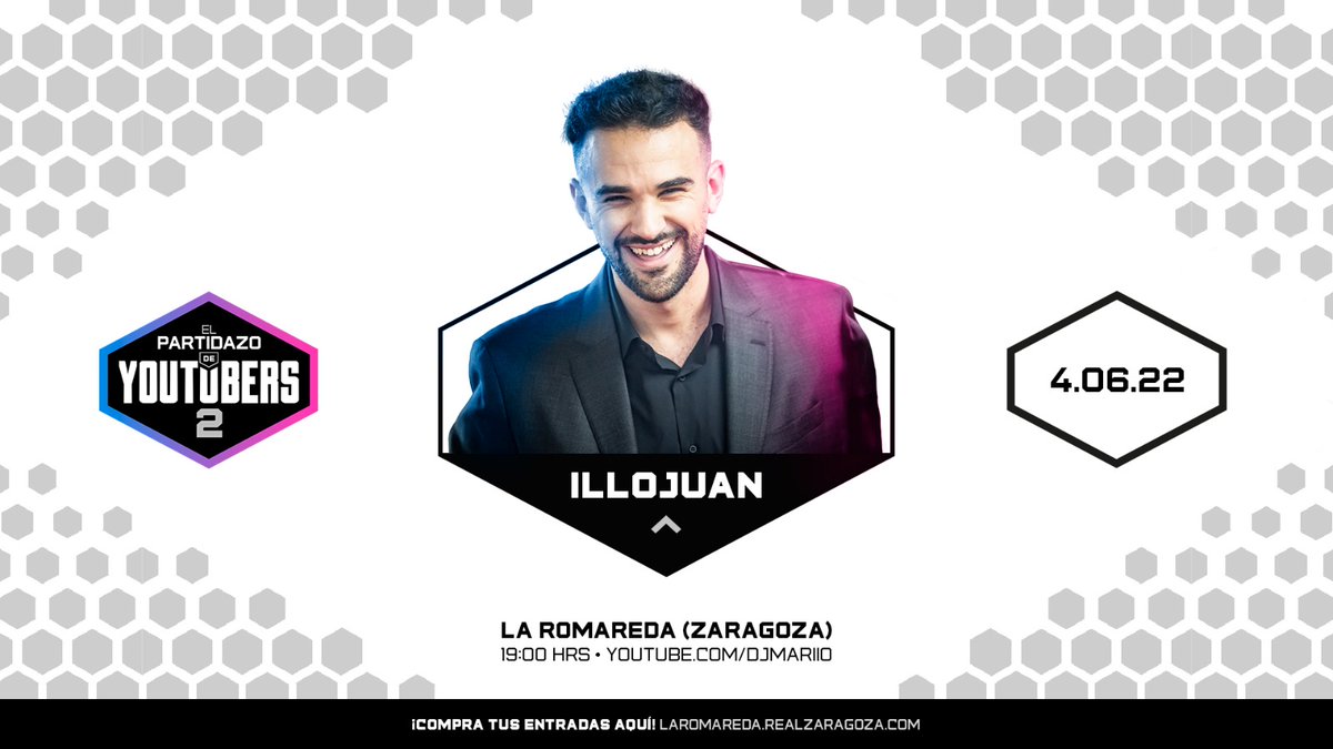 🚨A PARTIR DE AQUÍ, EMPEZAMOS A ANUNCIAR LOS JUGADORES🚨

Sin ningún tipo de orden. 

El 1º llega desde Málaga, dicen que tiene buena zurda...👀

<a href="/LMDShow/">LMDShow</a> estará el 4 de JUNIO en ZARAGOZA 😈

ENTRADAS AQUÍ: 
laromareda.realzaragoza.com
laromareda.realzaragoza.com